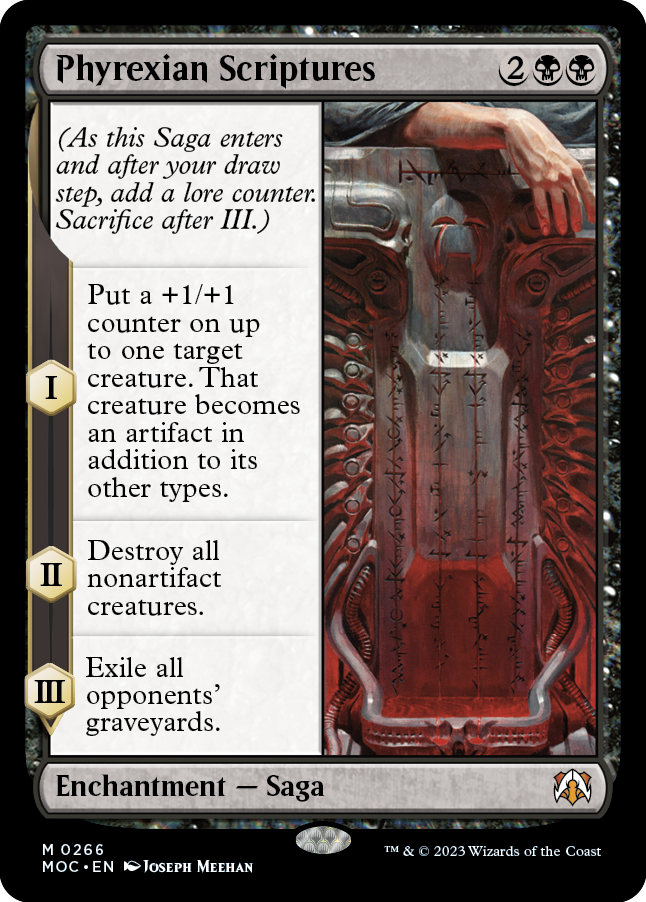 Phyrexian Scriptures [March of the Machine Commander] | Cracking-Singles