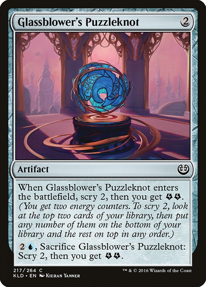 Glassblower's Puzzleknot [Kaladesh] | Cracking-Singles