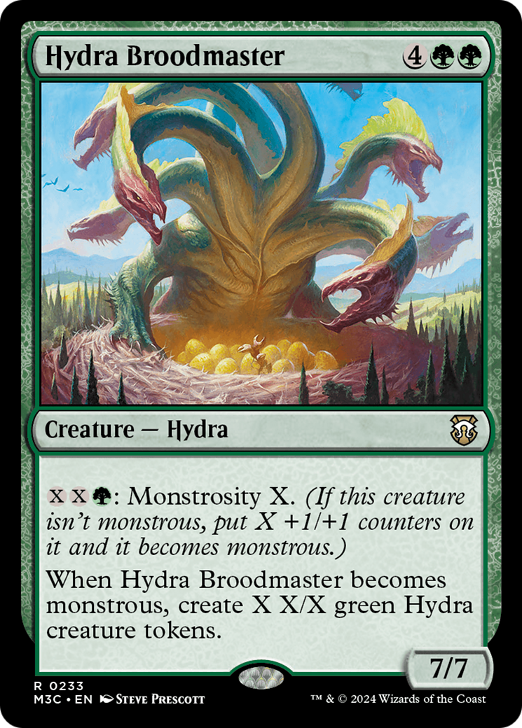 Hydra Broodmaster (Ripple Foil) [Modern Horizons 3 Commander] | Cracking-Singles