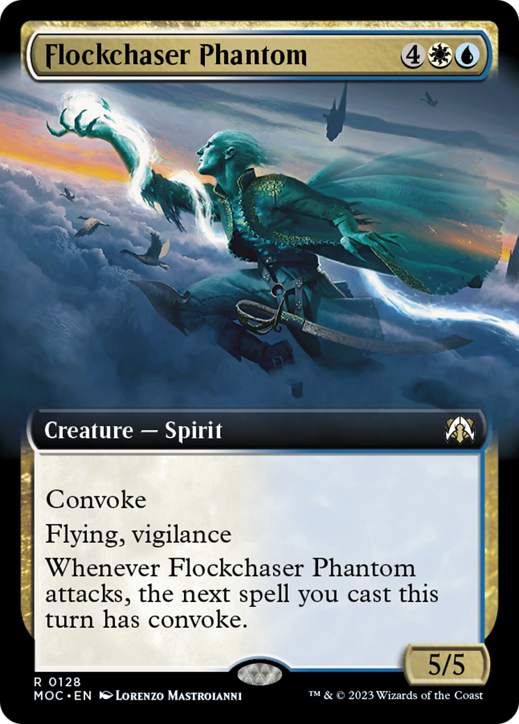 Flockchaser Phantom (Extended Art) [March of the Machine Commander] | Cracking-Singles