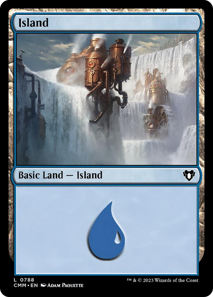 Island (788) [Commander Masters] | Cracking-Singles