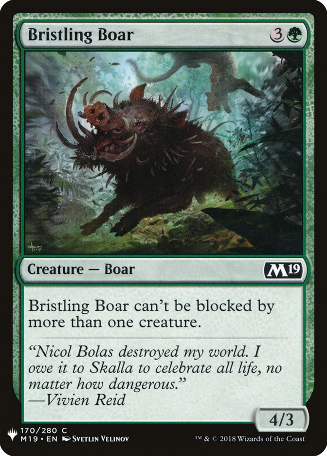 Bristling Boar [Mystery Booster] | Cracking-Singles