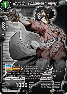 Hercule, Champion's Invite (P-332) [Tournament Promotion Cards] | Cracking-Singles