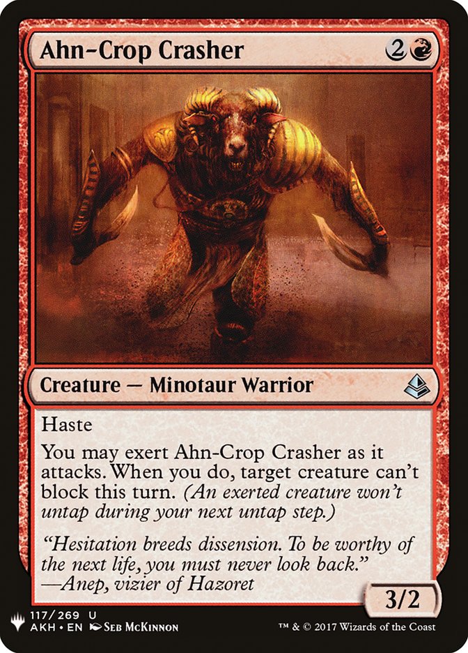 Ahn-Crop Crasher [Mystery Booster] | Cracking-Singles