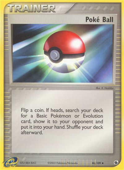 Poke Ball (86/109) [EX: Ruby & Sapphire] | Cracking-Singles