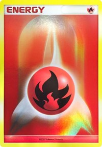 Fire Energy (2007 2008 League Promo) [League & Championship Cards] | Cracking-Singles