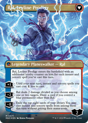 Ral, Monsoon Mage // Ral, Leyline Prodigy (Borderless) (Textured Foil) [Modern Horizons 3] | Cracking-Singles