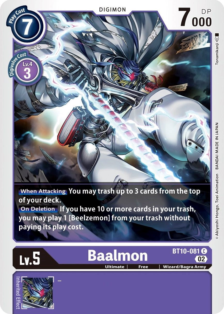 Baalmon [BT10-081] [Xros Encounter] | Cracking-Singles