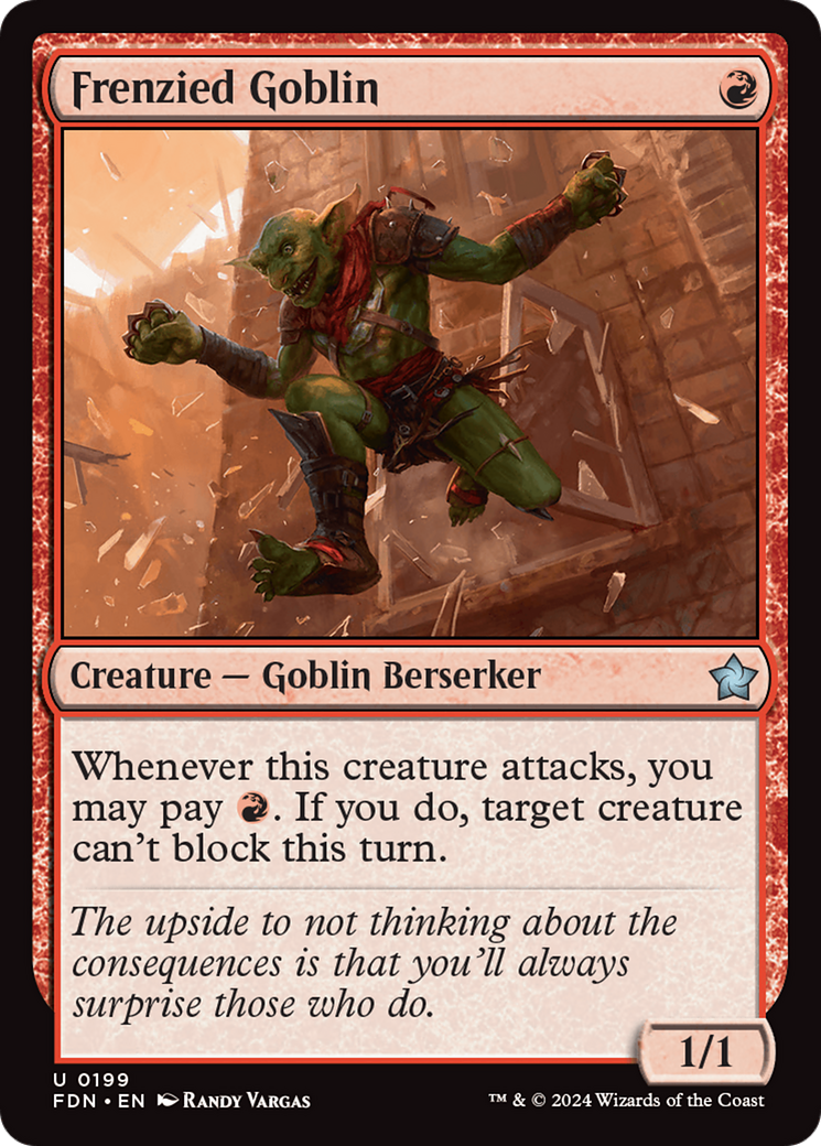 Frenzied Goblin [Foundations] | Cracking-Singles