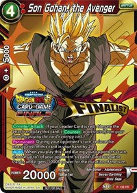 Son Gohan, the Avenger (Championship Final 2019) (Finalist) (P-138) [Tournament Promotion Cards] | Cracking-Singles