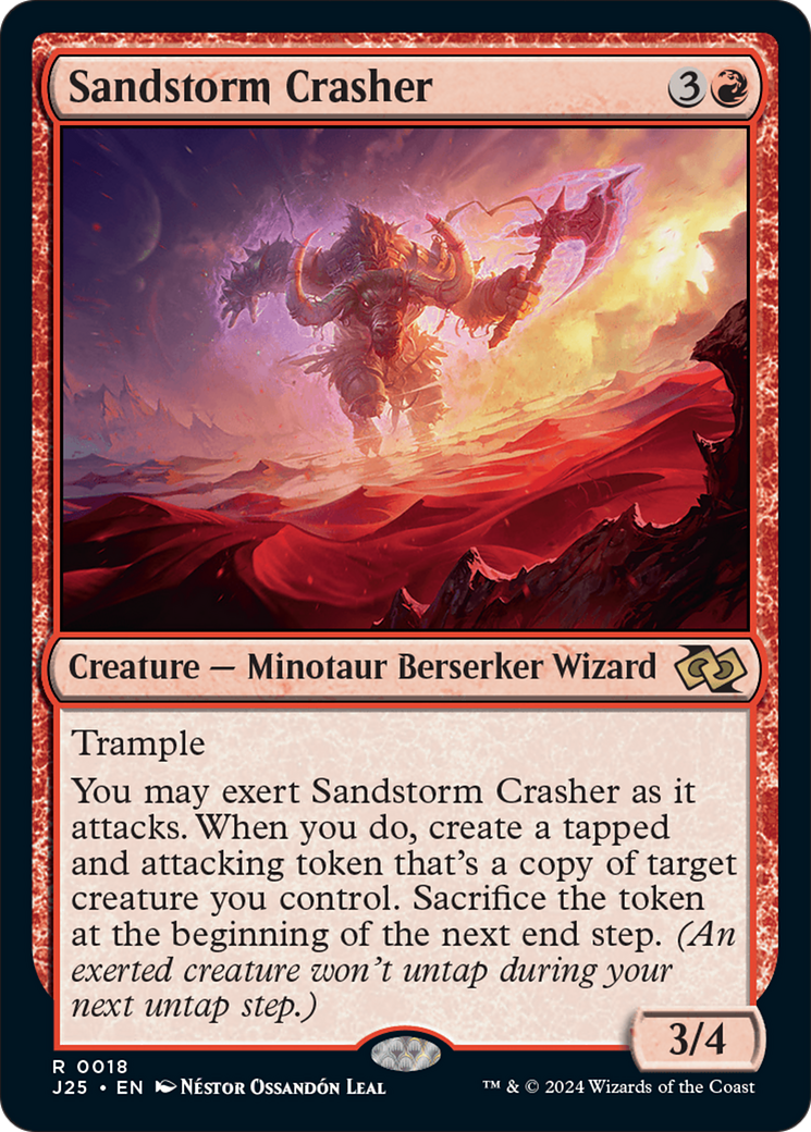 Sandstorm Crasher [Foundations Jumpstart] | Cracking-Singles