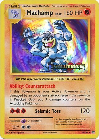 Machamp (59/108) (XY Evolutions Prerelease) [XY: Black Star Promos] | Cracking-Singles