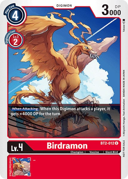 Birdramon [BT2-012] (Official Tournament Pack Vol.3) [Release Special Booster Promos] | Cracking-Singles