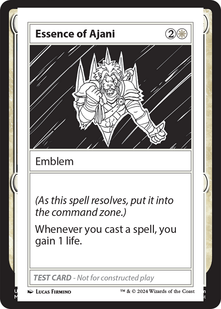 Essence of Ajani [Mystery Booster 2 Playtest Cards] | Cracking-Singles