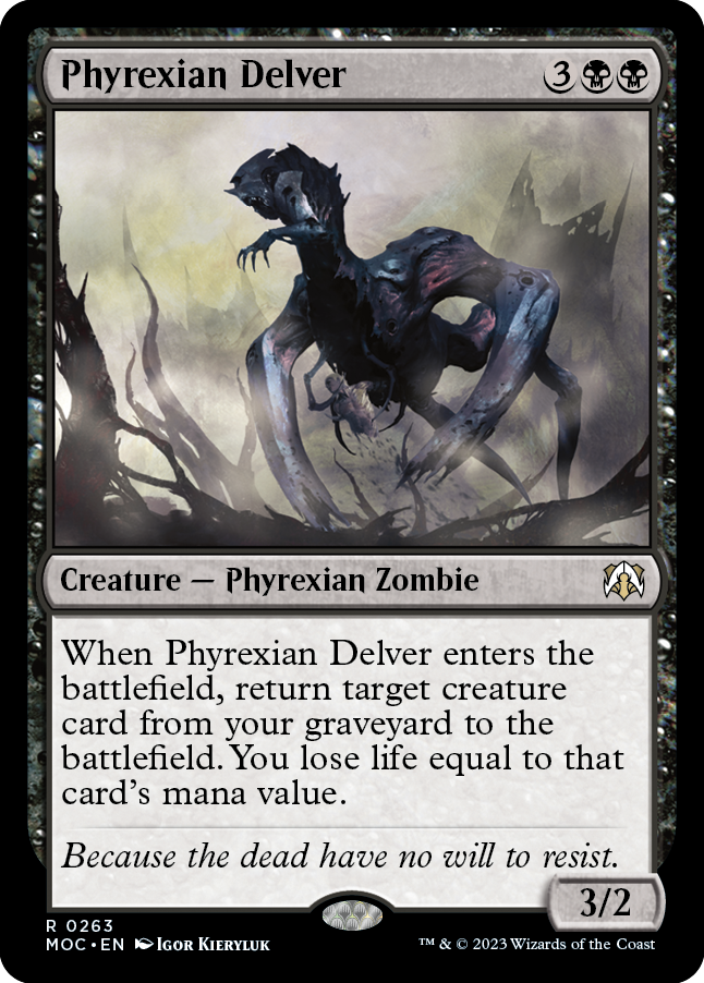 Phyrexian Delver [March of the Machine Commander] | Cracking-Singles