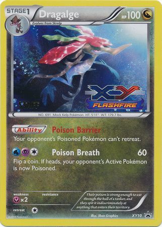 Dragalge (XY10) (Staff) [XY: Black Star Promos] | Cracking-Singles