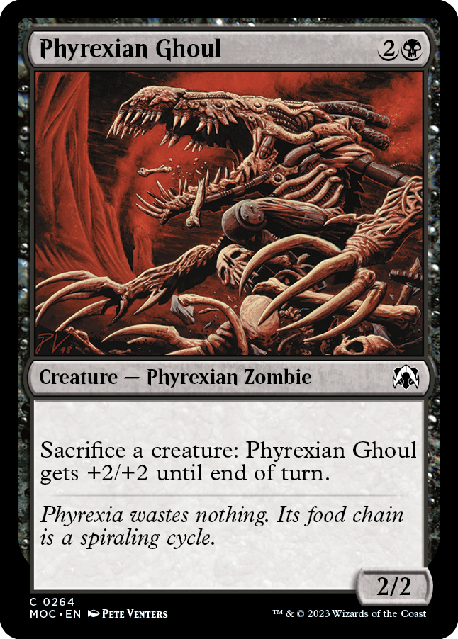 Phyrexian Ghoul [March of the Machine Commander] | Cracking-Singles