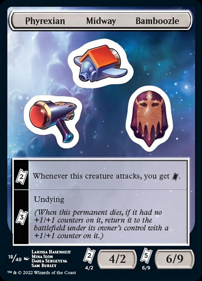 Phyrexian Midway Bamboozle [Unfinity Stickers] | Cracking-Singles