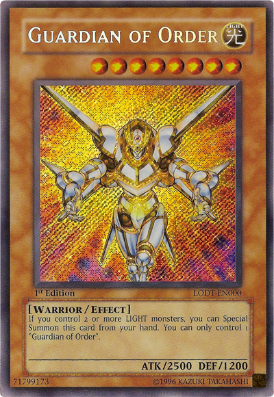 Guardian of Order [LODT-EN000] Secret Rare | Cracking-Singles