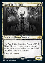 Priest of Fell Rites (Sketch) [Modern Horizons 2] | Cracking-Singles