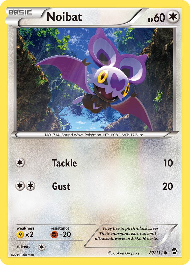 Noibat (87/111) [XY: Furious Fists] | Cracking-Singles