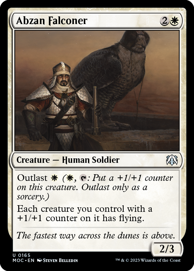 Abzan Falconer [March of the Machine Commander] | Cracking-Singles