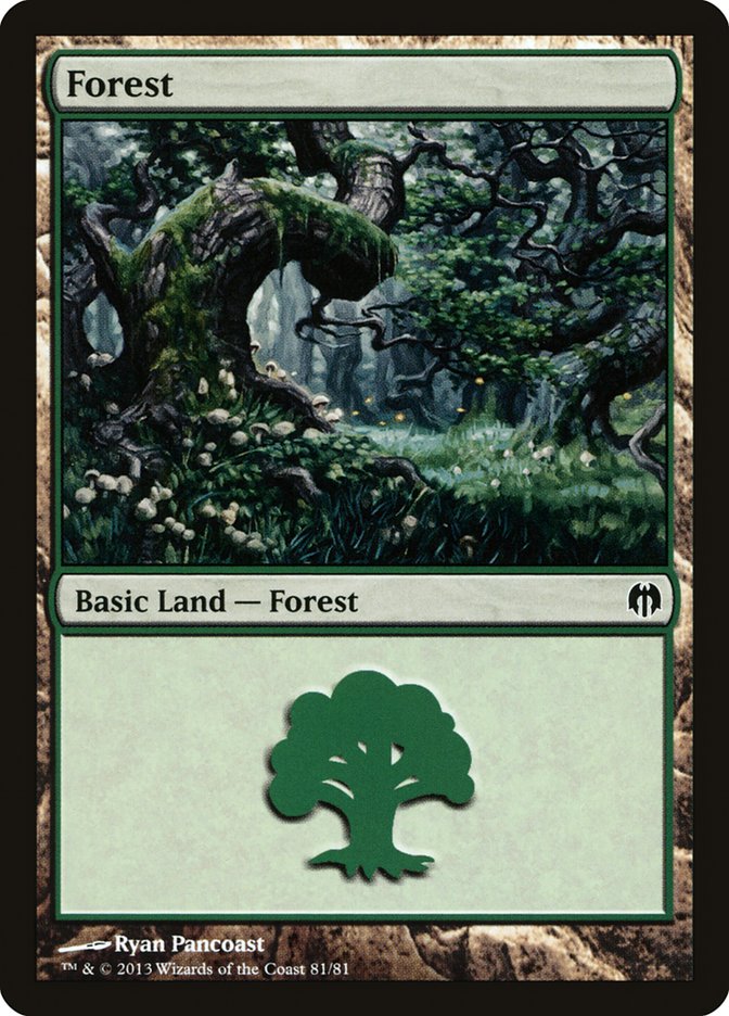 Forest (81) [Duel Decks: Heroes vs. Monsters] | Cracking-Singles