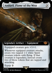 Anduril, Flame of the West (Extended Art) (Surge Foil) [The Lord of the Rings: Tales of Middle-Earth] | Cracking-Singles