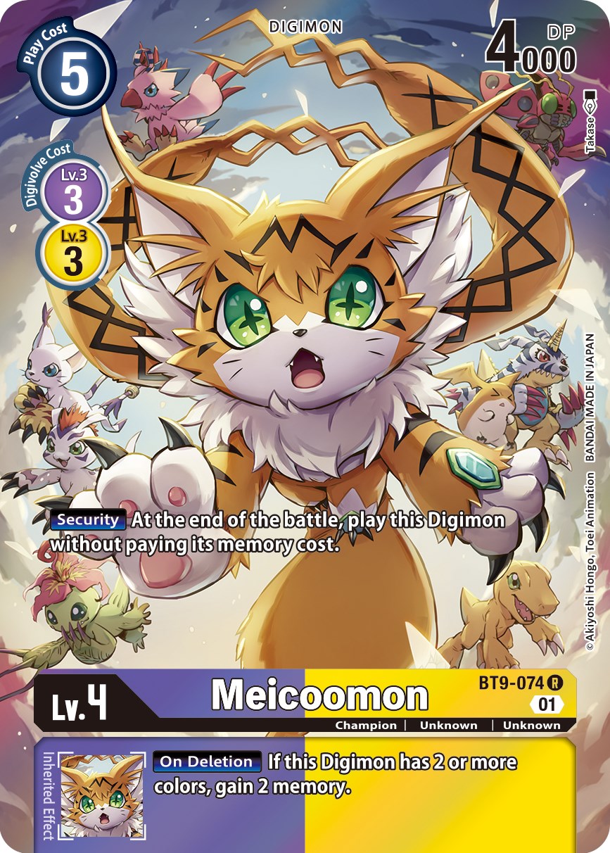 Meicoomon [BT9-074] (Alternate Art) [X Record] | Cracking-Singles