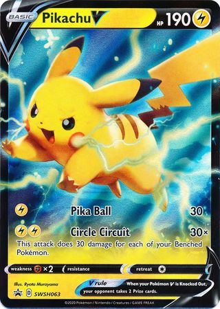 Pikachu V (SWSH063) [Sword & Shield: Black Star Promos] | Cracking-Singles