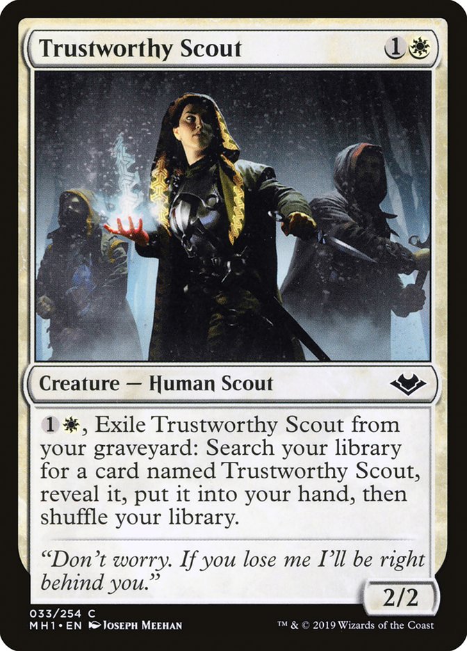 Trustworthy Scout [Modern Horizons] | Cracking-Singles