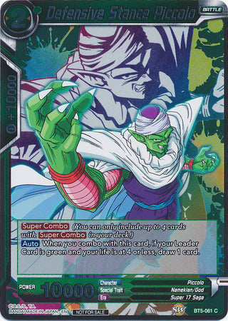 Defensive Stance Piccolo (Event Pack 4) (BT5-061) [Promotion Cards] | Cracking-Singles