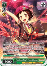 "Act, Don't Think!" Tsugumi Hazawa (BD/W54-E036SPMb SPM) [BanG Dream! Girls Band Party!] | Cracking-Singles