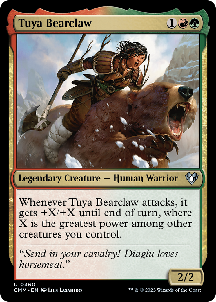 Tuya Bearclaw [Commander Masters] | Cracking-Singles