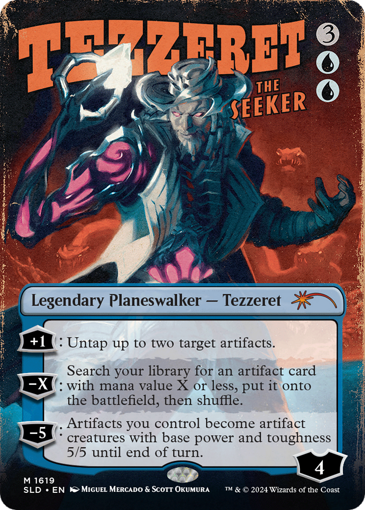 Tezzeret the Seeker (1619) [Secret Lair Drop Series] | Cracking-Singles