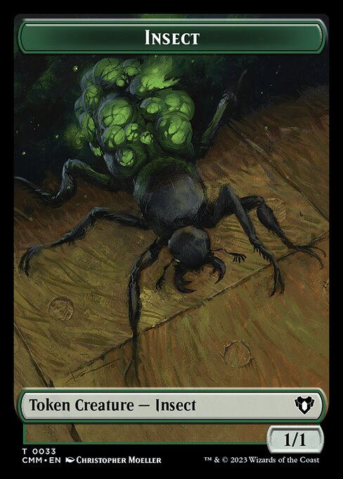 Eldrazi Spawn // Insect Double-Sided Token [Commander Masters Tokens] | Cracking-Singles