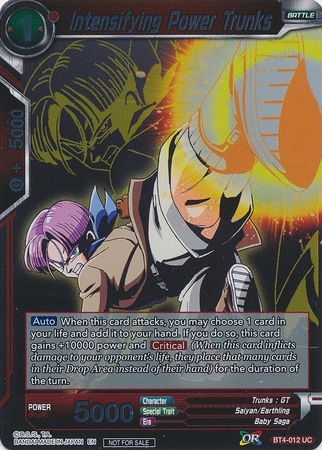 Intensifying Power Trunks (Event Pack 3 - 2019) (BT4-012_PR) [Promotion Cards] | Cracking-Singles