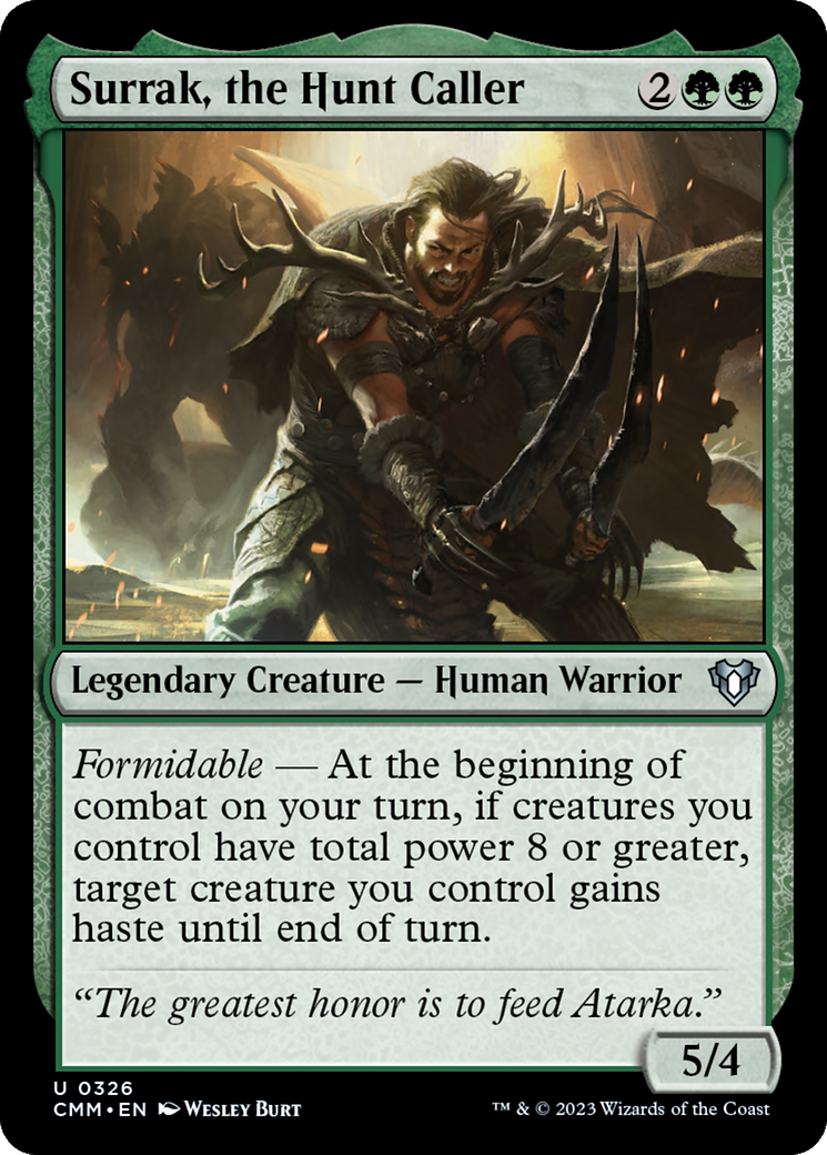 Surrak, the Hunt Caller [Commander Masters] | Cracking-Singles