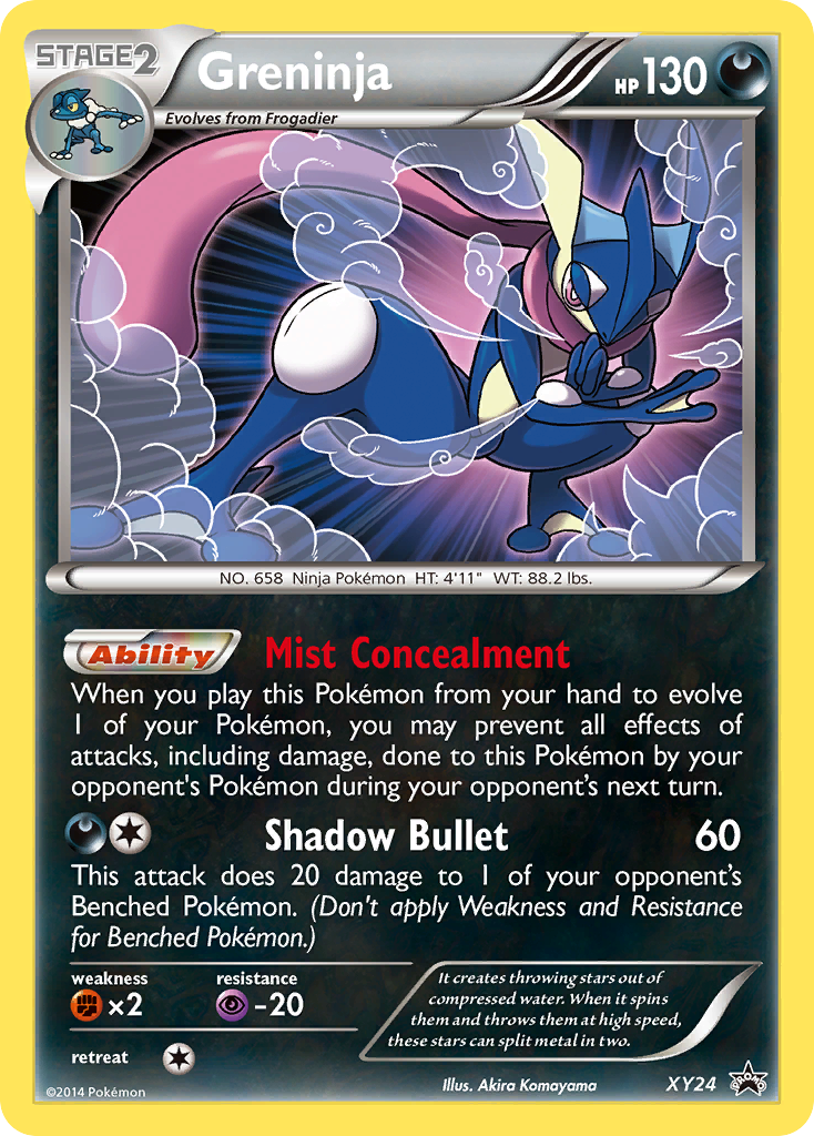 Greninja (XY24) [XY: Black Star Promos] | Cracking-Singles