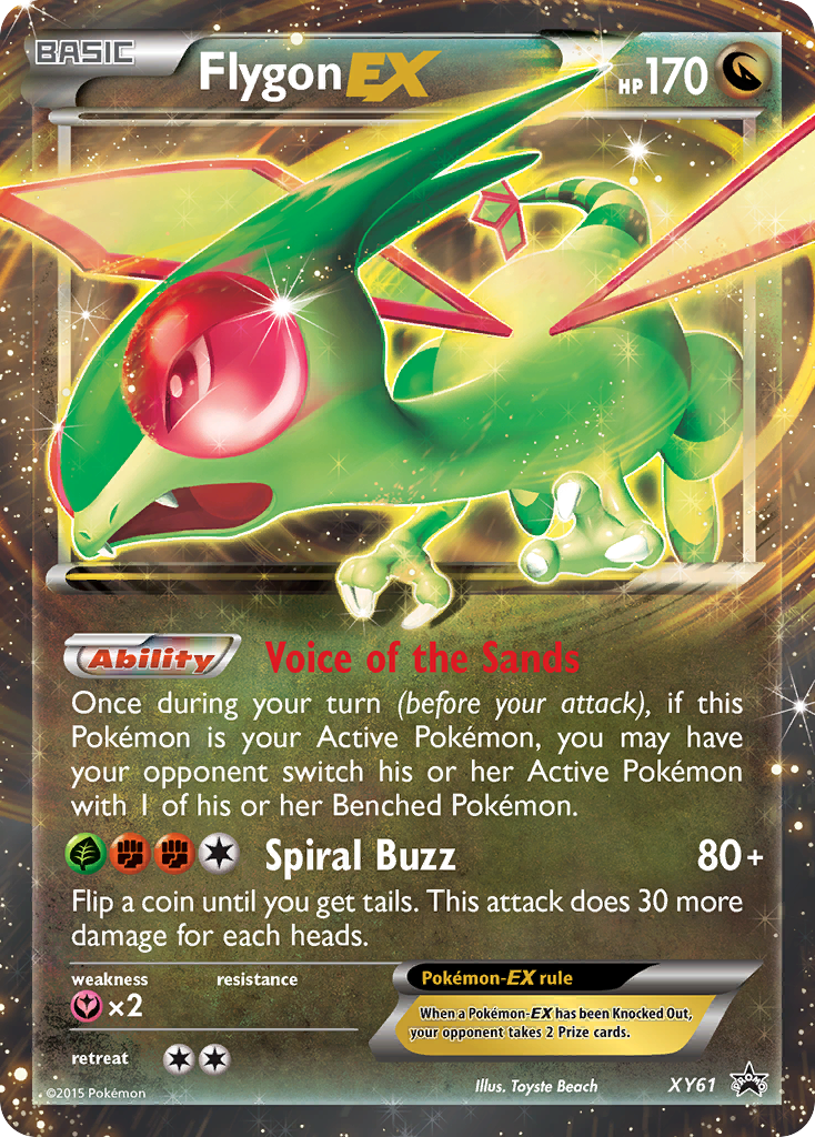 Flygon EX (XY61) [XY: Black Star Promos] | Cracking-Singles