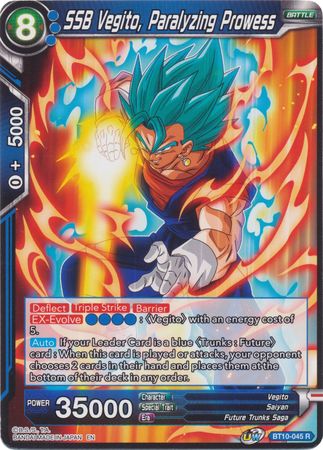 SSB Vegito, Paralyzing Prowess (BT10-045) [Rise of the Unison Warrior 2nd Edition] | Cracking-Singles