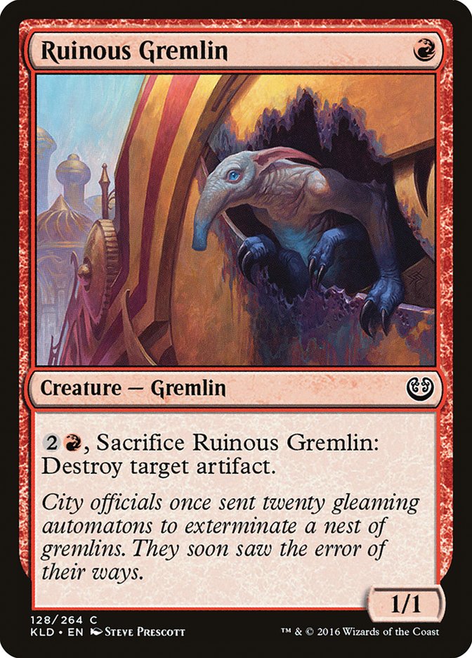 Ruinous Gremlin [Kaladesh] | Cracking-Singles