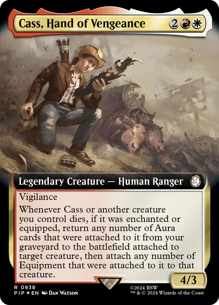 Cass, Hand of Vengeance (Extended Art) (Surge Foil) [Fallout] | Cracking-Singles