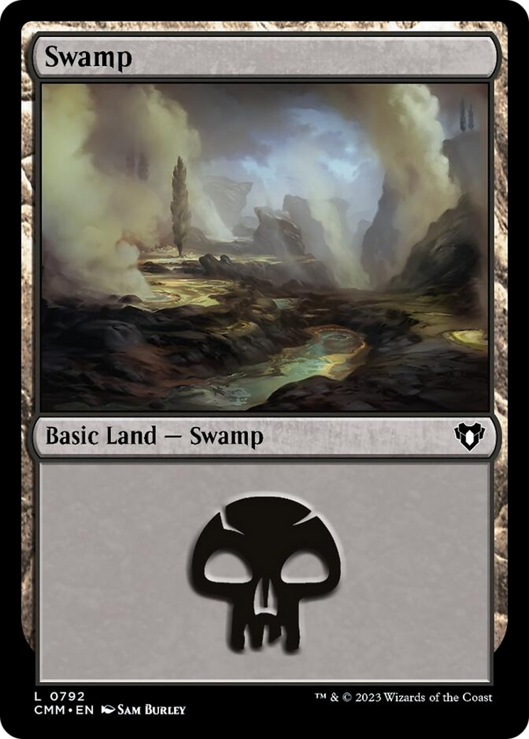 Swamp (792) [Commander Masters] | Cracking-Singles