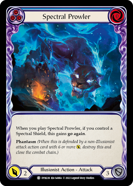 Spectral Prowler (Blue) [DYN226] (Dynasty) | Cracking-Singles