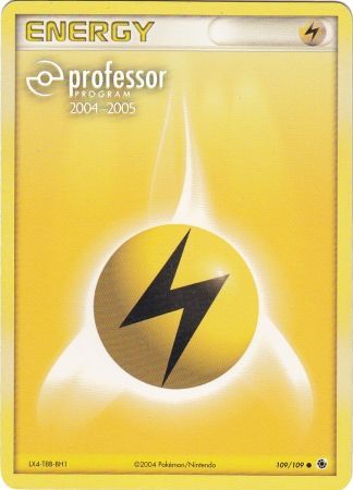 Lightning Energy (109/109) (2004 2005) [Professor Program Promos] | Cracking-Singles