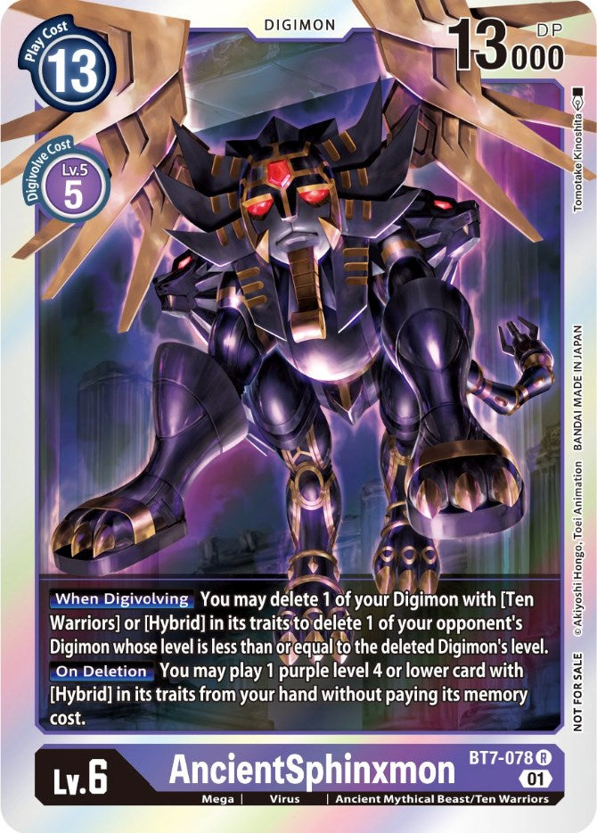 AncientSphinxmon [BT7-078] (Event Pack 3) [Next Adventure Promos] | Cracking-Singles