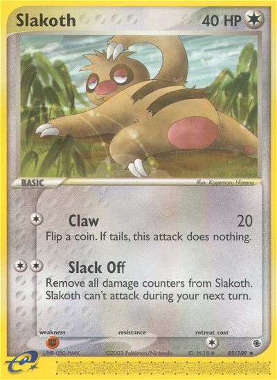 Slakoth (45/109) [EX: Ruby & Sapphire] | Cracking-Singles