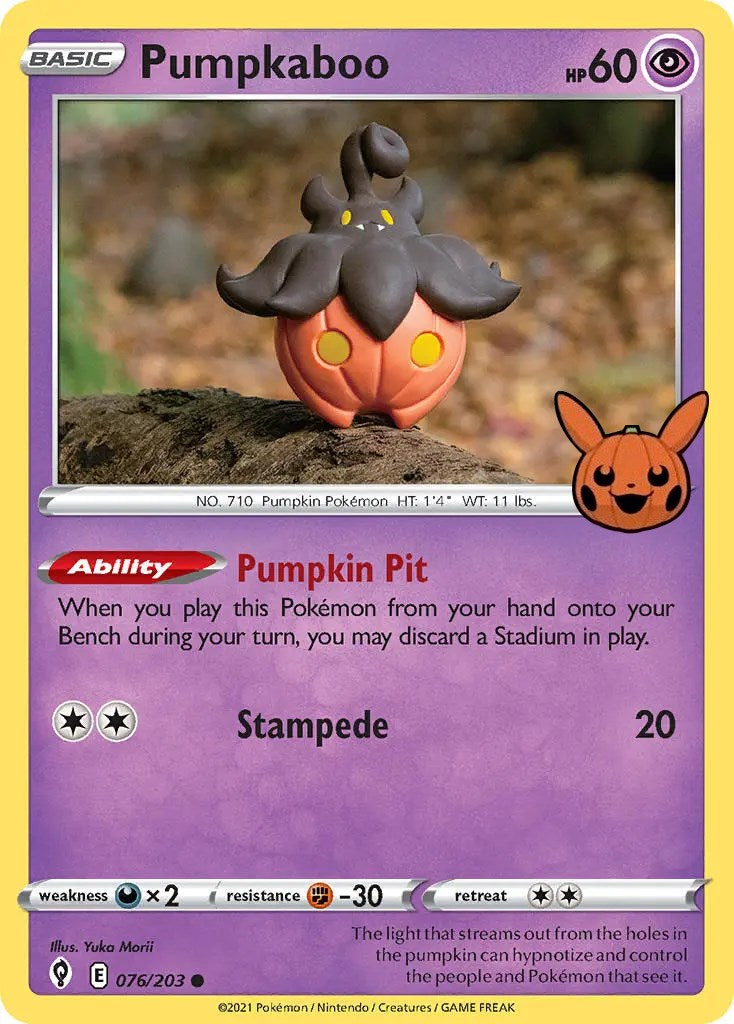 Pumpkaboo (076/203) [Trick or Trade] | Cracking-Singles