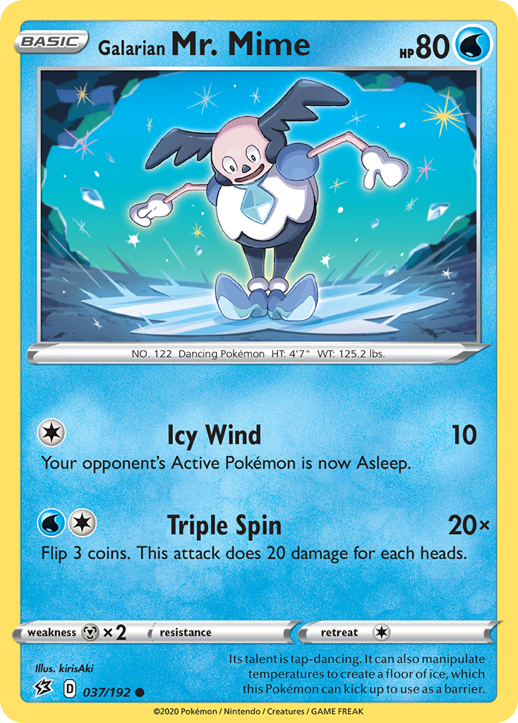 Galarian Mr. Mime (037/192) [Sword & Shield: Rebel Clash] | Cracking-Singles